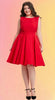 Classic Red Swing Dress
