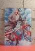 Pee Wee Bike Glass Cutting Board