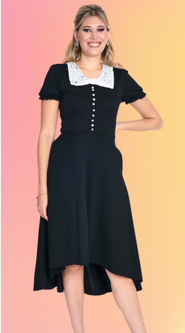 Florence Jersey Maxi Dress: Black