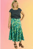 Sea Flower Midi Skirt