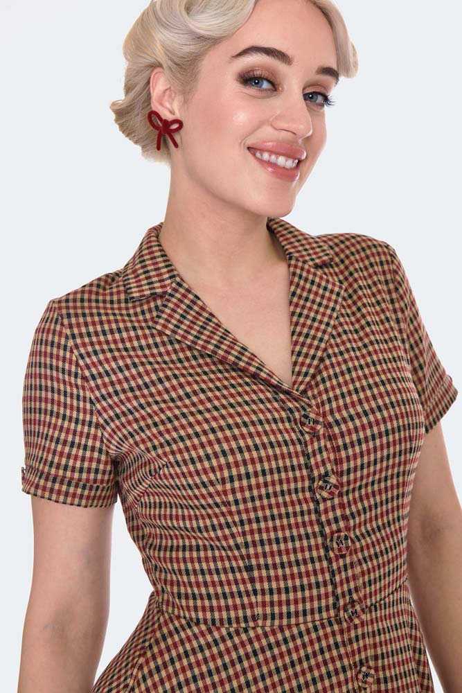 Check It Out Swing Dress
