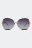 Vintage Foxy Sunglasses: Red