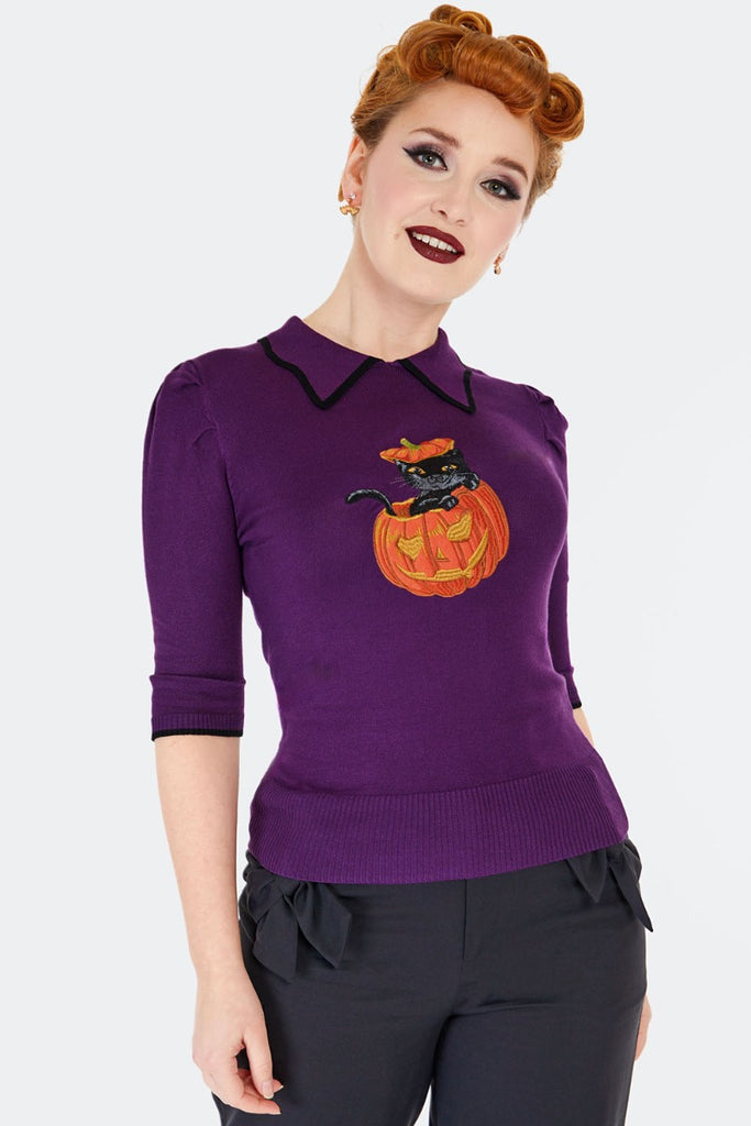 Pumpkin Kitty Sweater