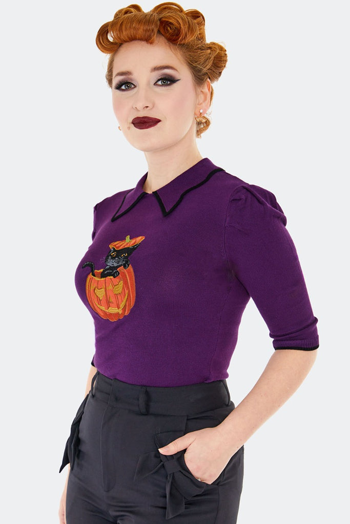 Pumpkin Kitty Sweater