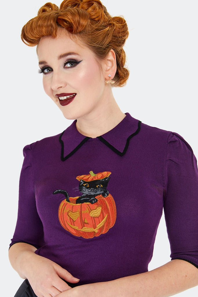 Pumpkin Kitty Sweater