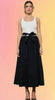 Knit Bodice Ballet Maxi Dress