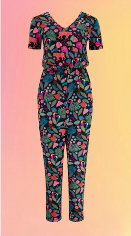 Abstract Attraction Jumpsuit