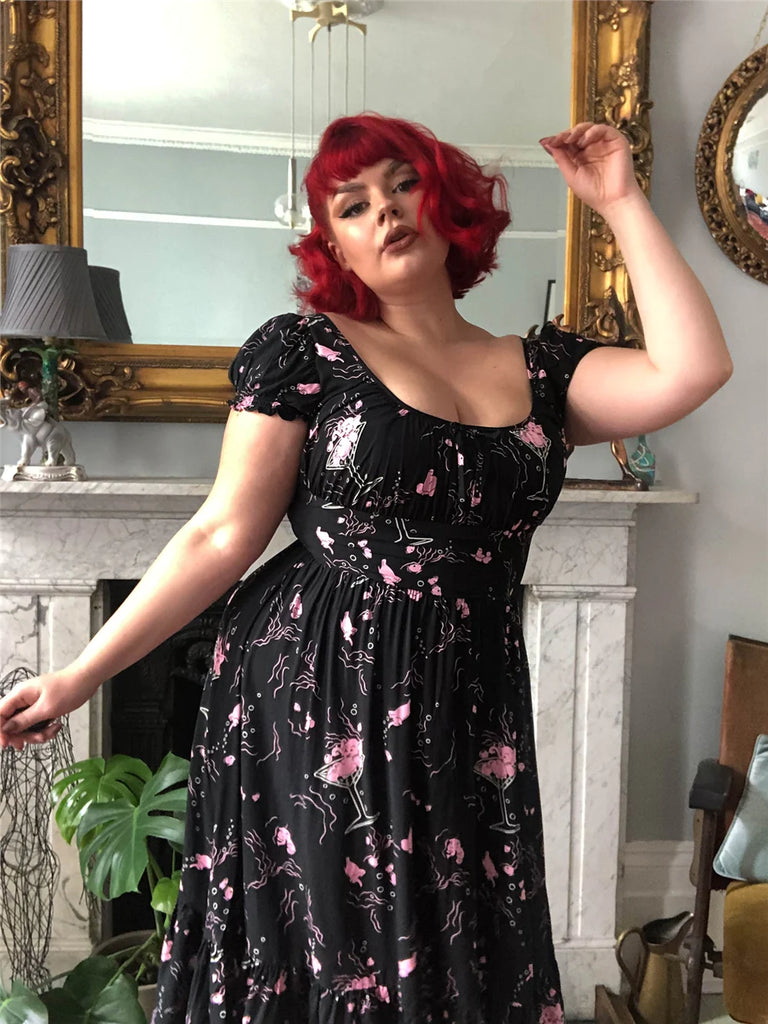 Tipsy Pink Elephants Dress