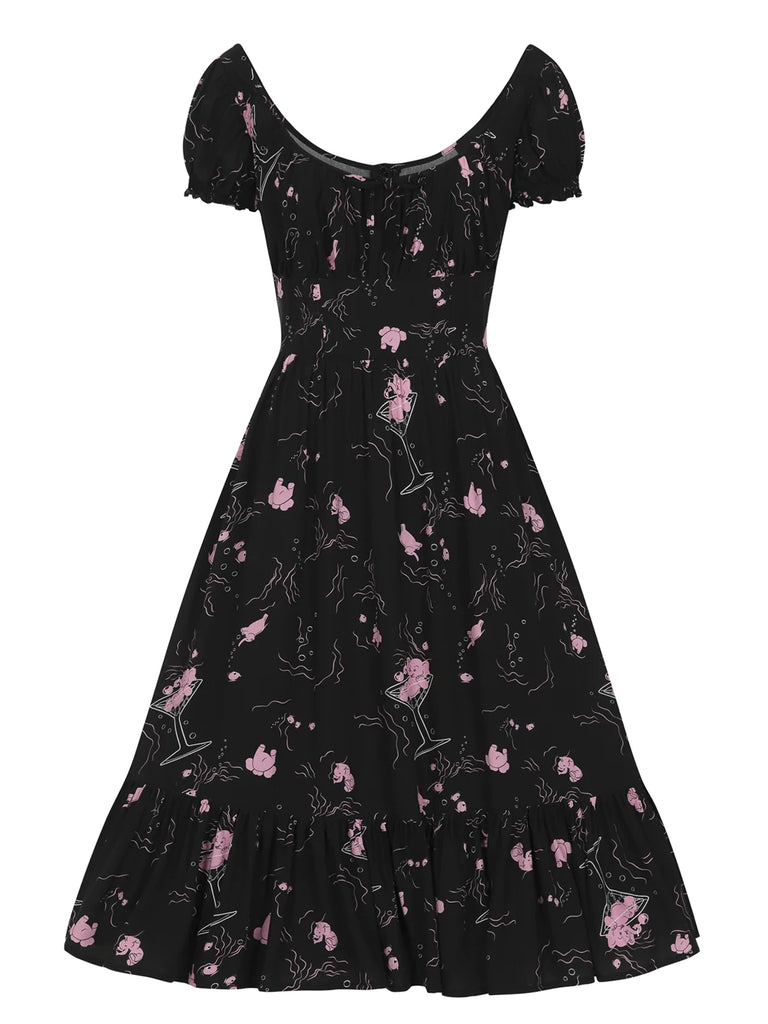 Tipsy Pink Elephants Dress