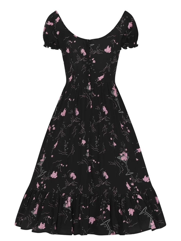 Tipsy Pink Elephants Dress