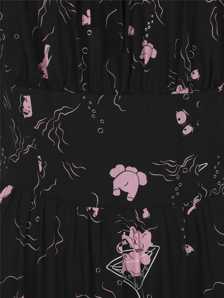Tipsy Pink Elephants Dress
