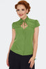Chartreuse Muse Blouse