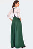 Forties Flare Pants: Forest