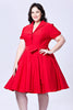 Red Set Go Swing Dress