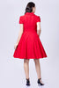 Red Set Go Swing Dress