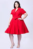 Red Set Go Swing Dress