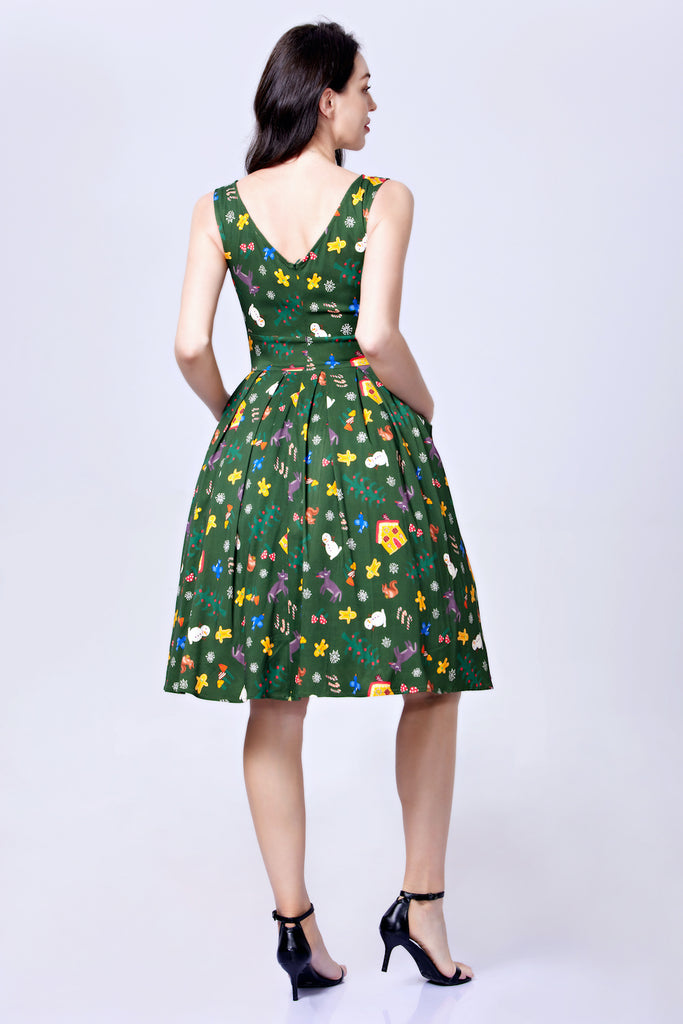 Christmas Classic Swing Dress