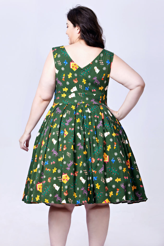 Christmas Classic Swing Dress