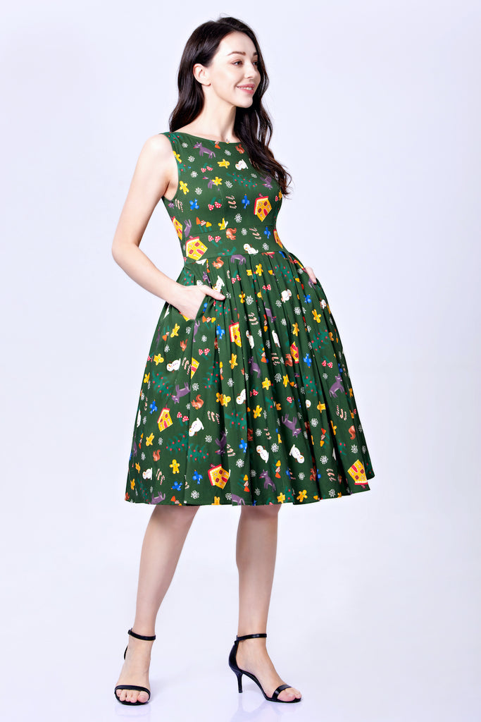 Christmas Classic Swing Dress
