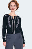 Rose Embroidered Cardigan