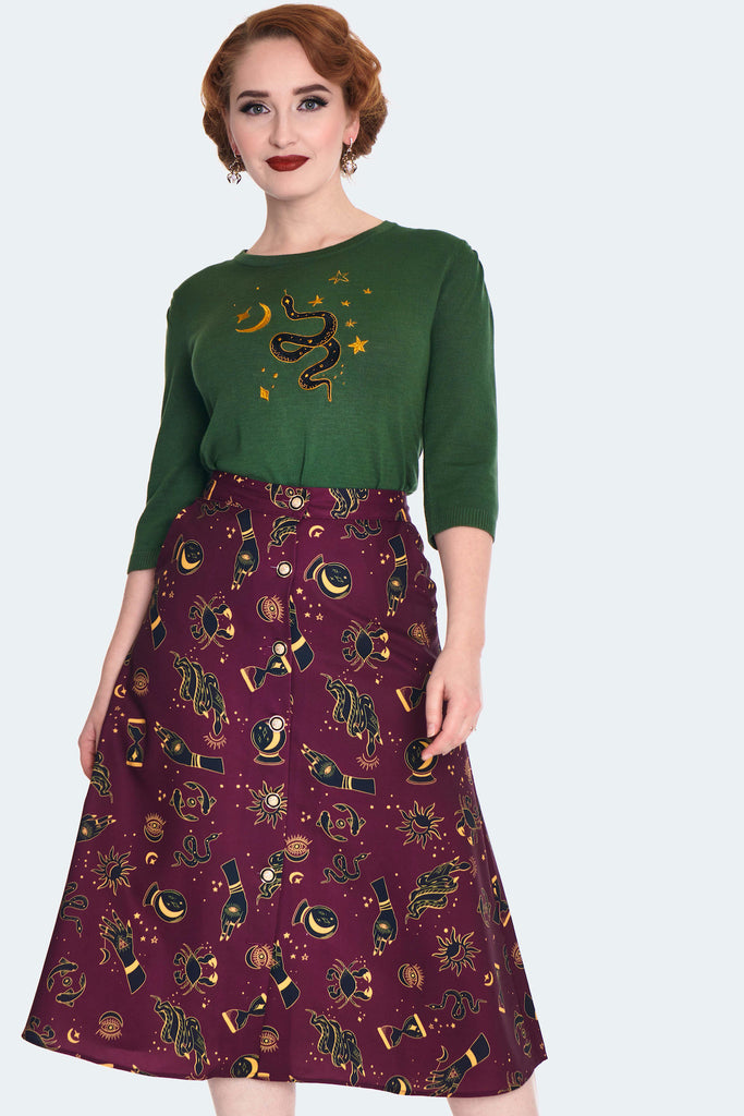Mystical Midi Skirt