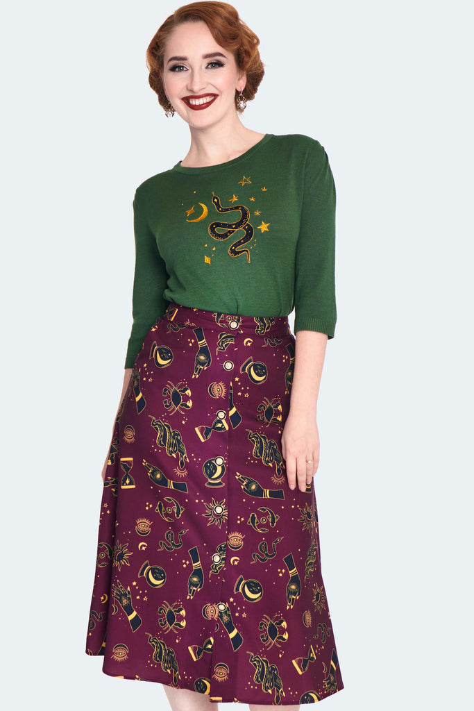 Mystical Midi Skirt
