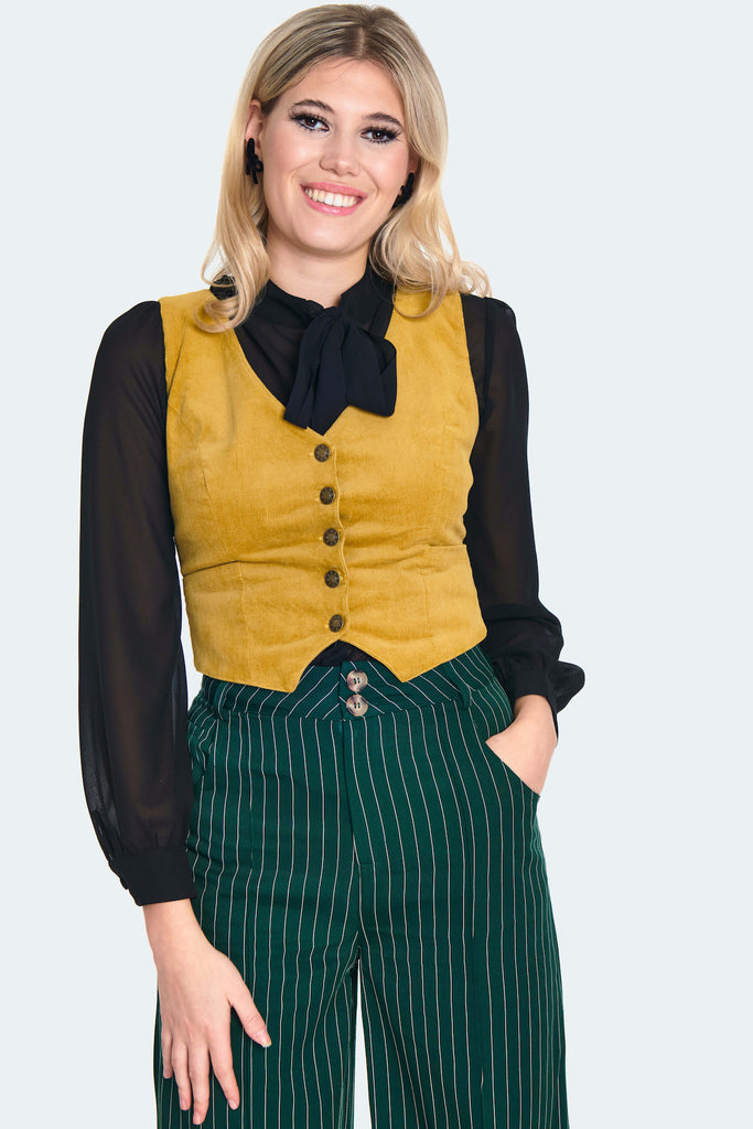 70's Corduroy Pocketed Vest