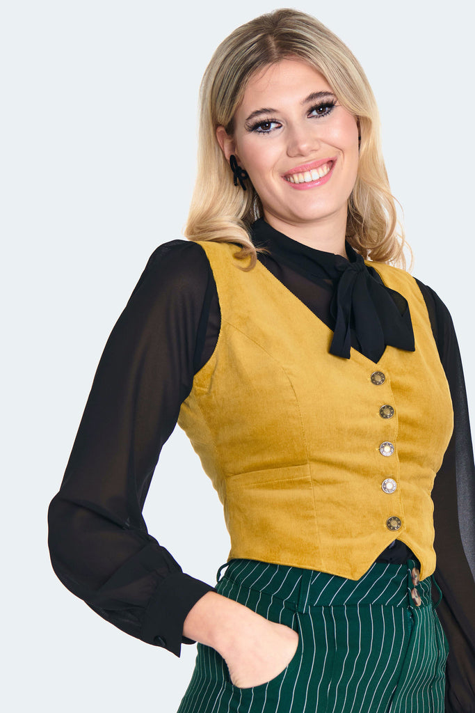 70's Corduroy Pocketed Vest