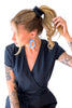 Highlands Check Wrap Dress