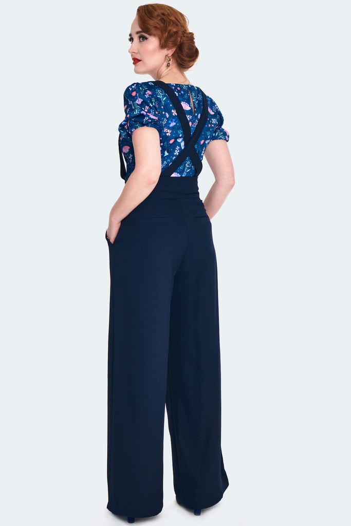 Hi-Waisted Suspender Pants