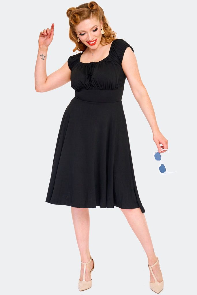 The Perfect Black Fit & Flare Dress