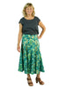 Sea Flower Midi Skirt