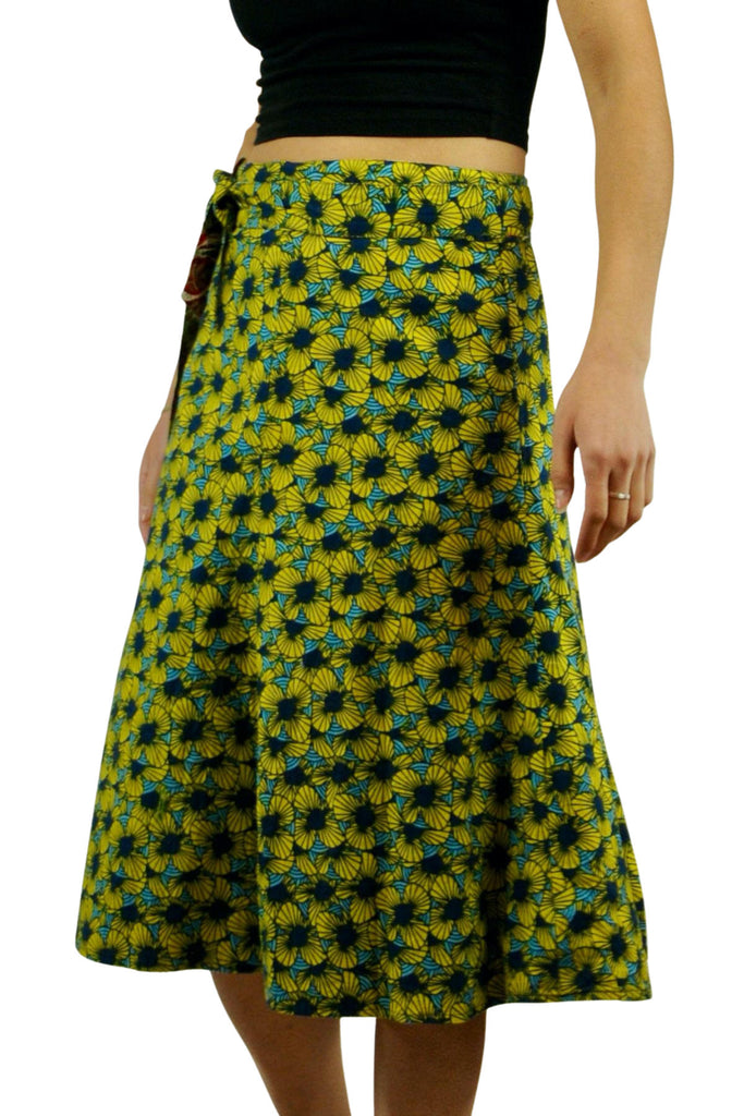 Reversible Snap Skirt: Buttercup Fields