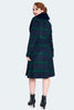 Wool Blend Tartan Coat
