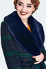 Wool Blend Tartan Coat