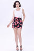 Paper Flower Hi-Waisted Shorts