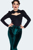 Green Velvet Flared Pants