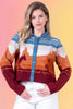Western Movie Cardigan: Blue Sky