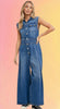 Working It Denim Jumpsuit