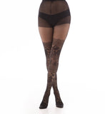 Vintage Lace Tights: One Size