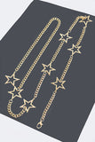 Stars Align Chain Belt: Gold