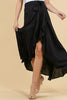 Flamenco Wrap Skirt: Black