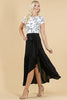 Flamenco Wrap Skirt: Black