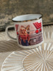 Dolly on the Road Metal Coffee Mug