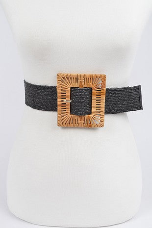 Deco Crystal  Tie Belt: Ivory