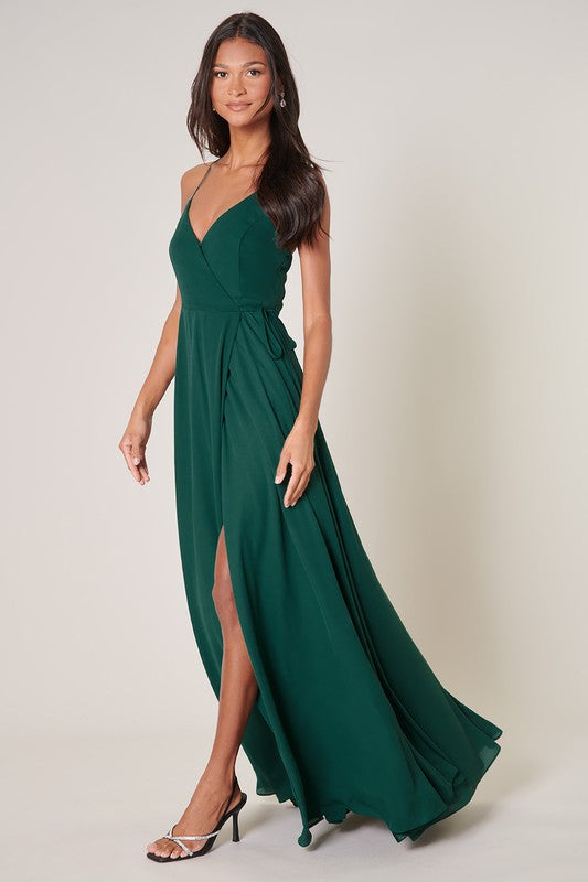 Elegant Emerald Maxi Dress