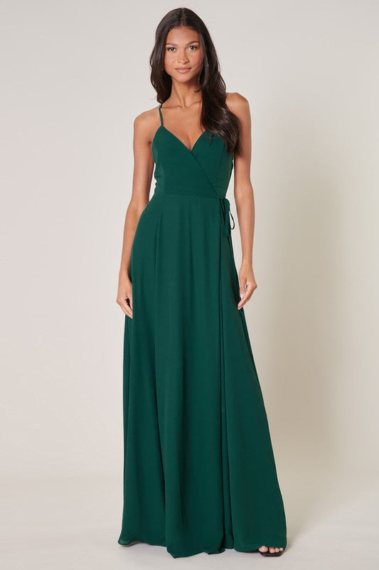 Elegant Emerald Maxi Dress