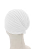 White Classic Vintage Style Head Wrap