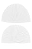 White Classic Vintage Style Head Wrap
