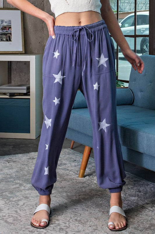 Light Weight Star Joggers